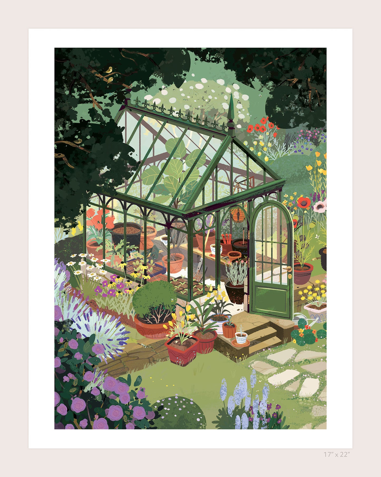 In the Garden Print