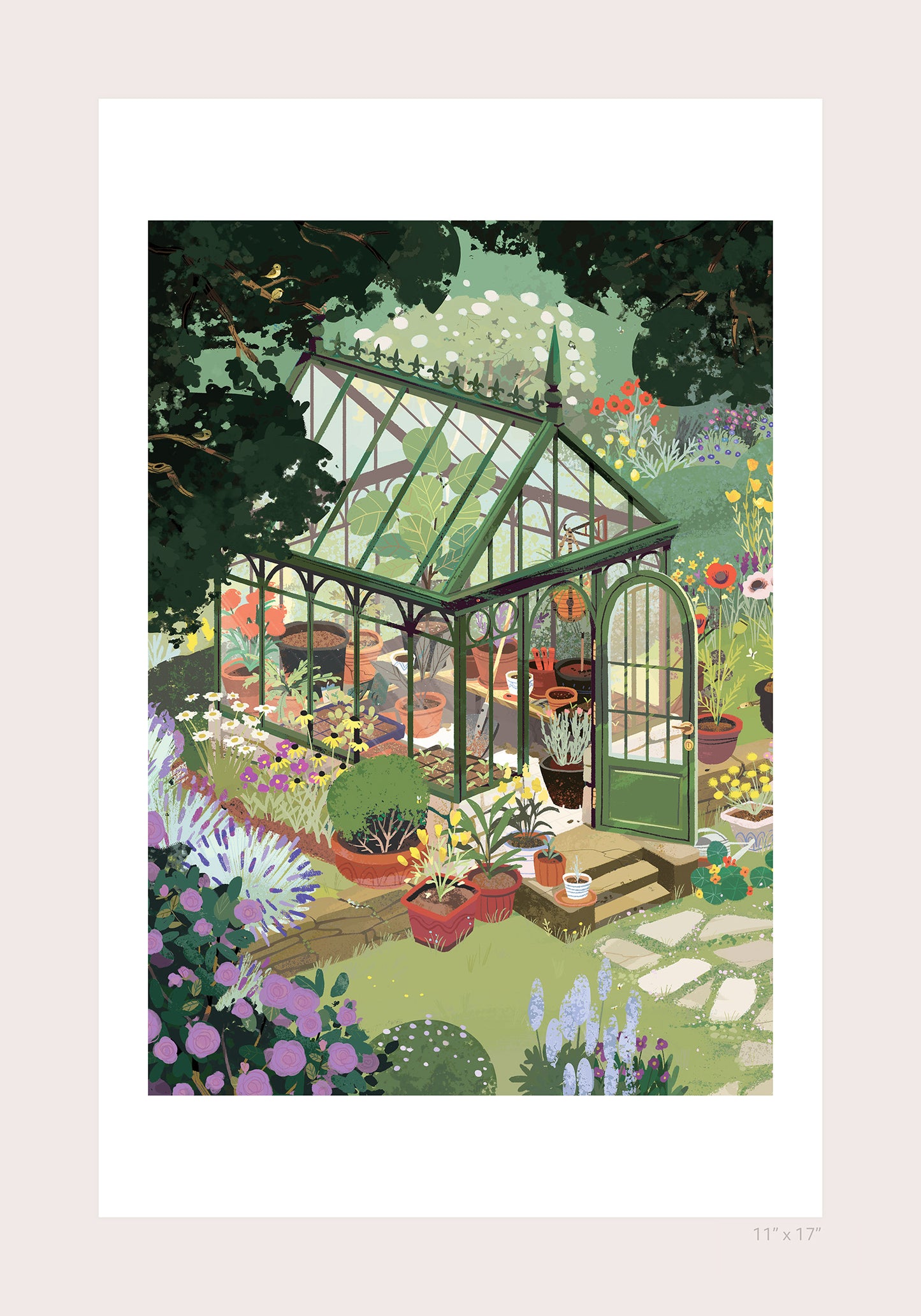 In the Garden Print