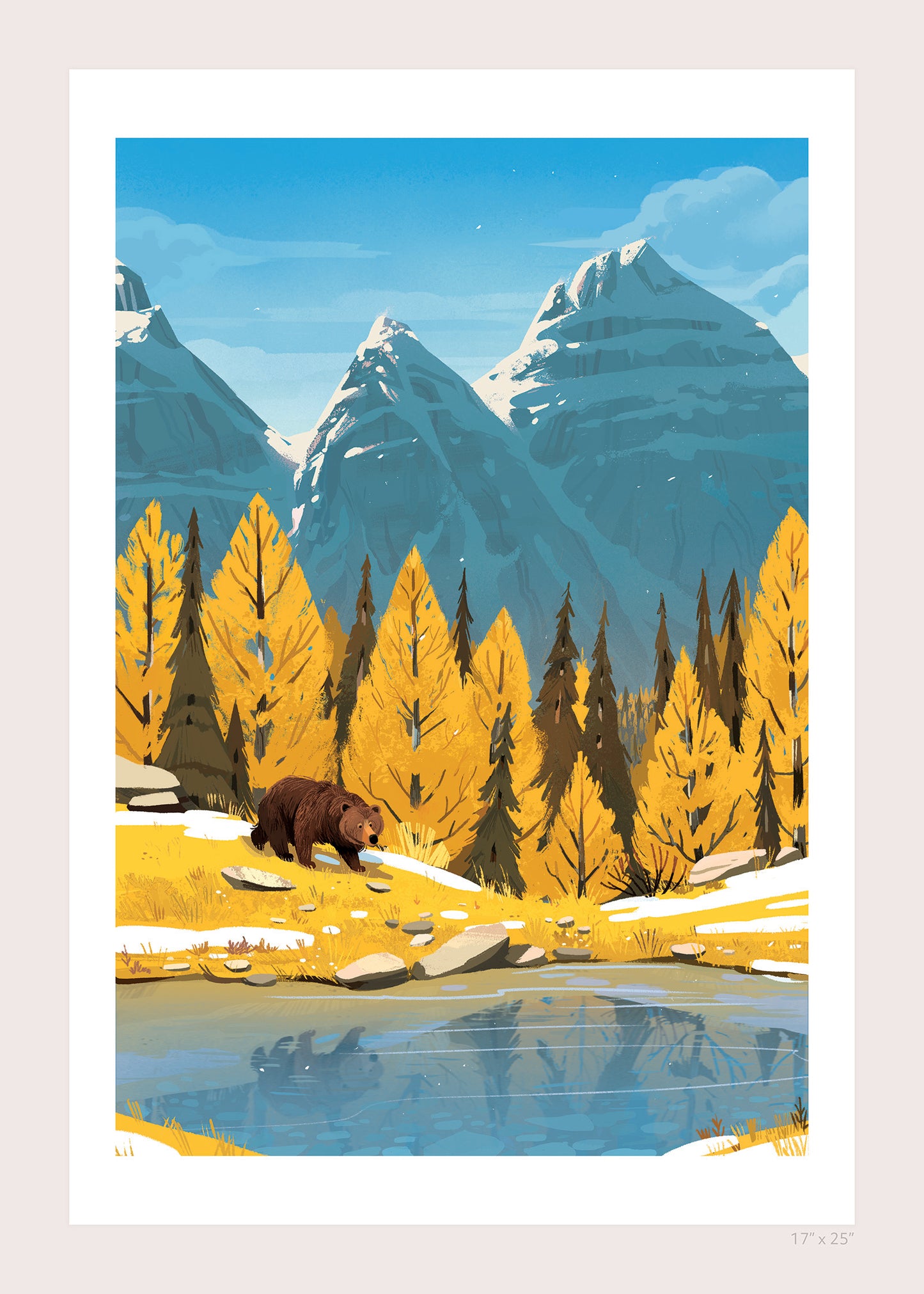 Larch Valley Print