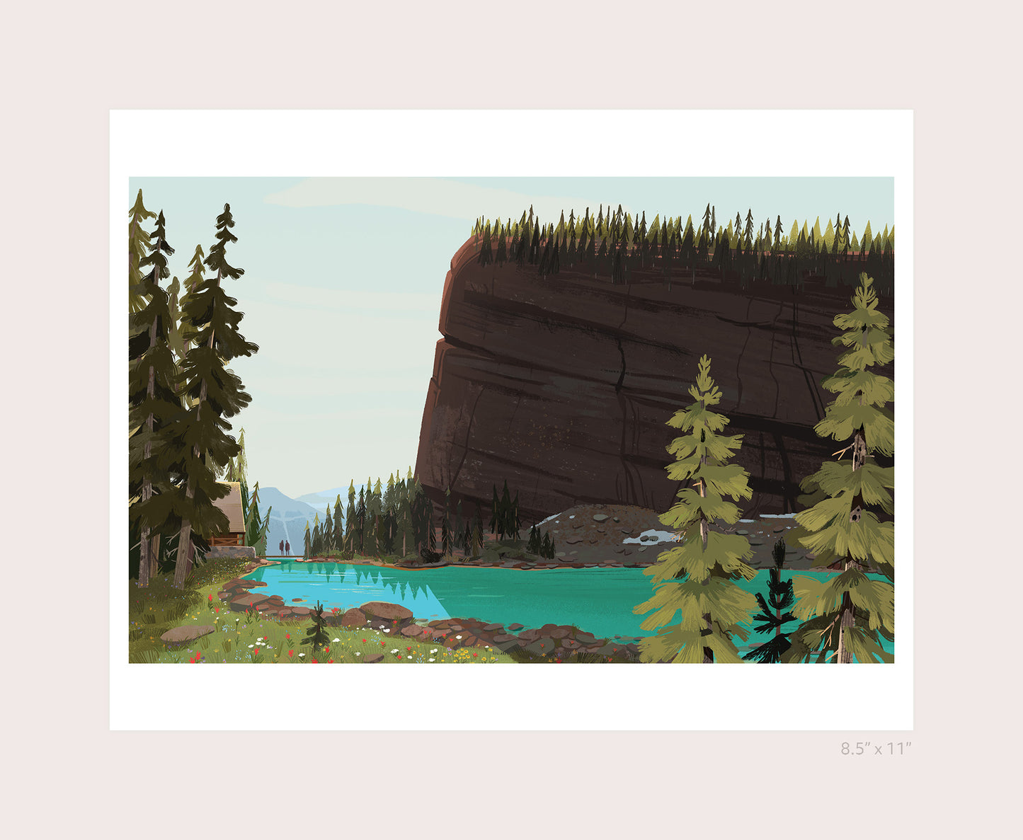 Lake Agnes Print