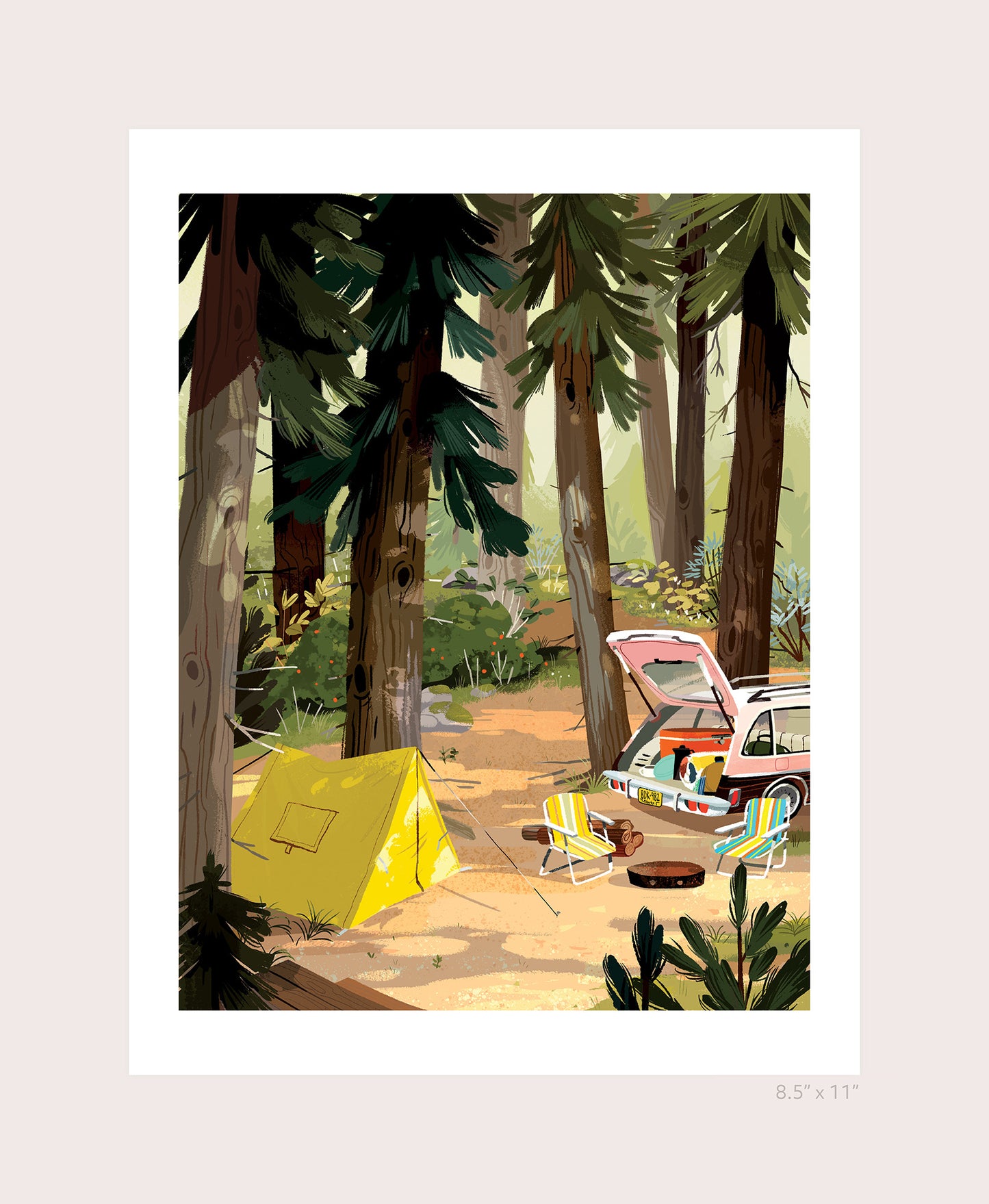 Camping Print