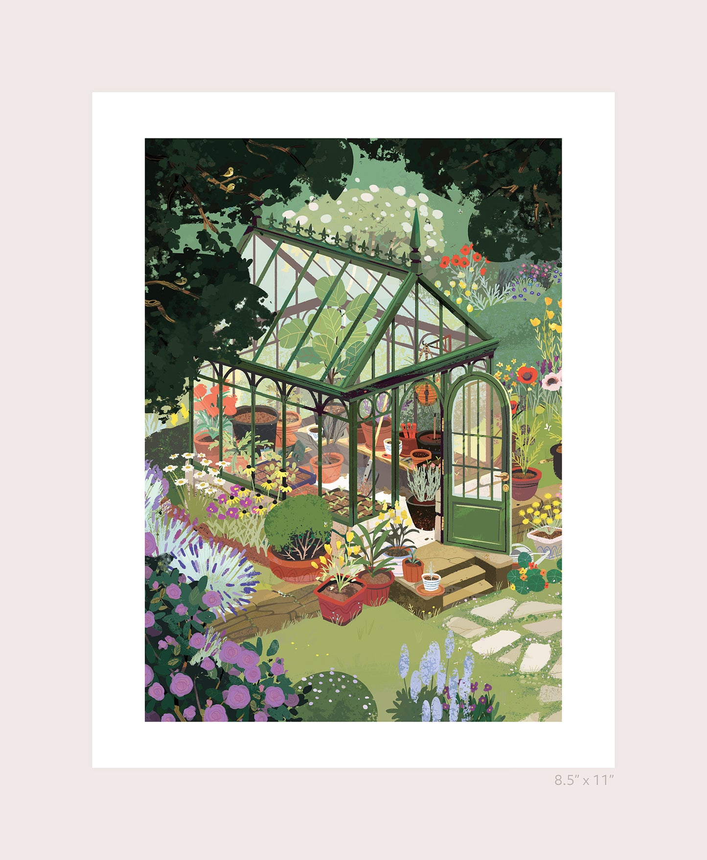 In the Garden Print