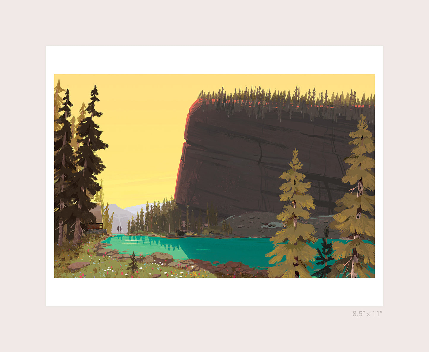 Lake Agnes Print