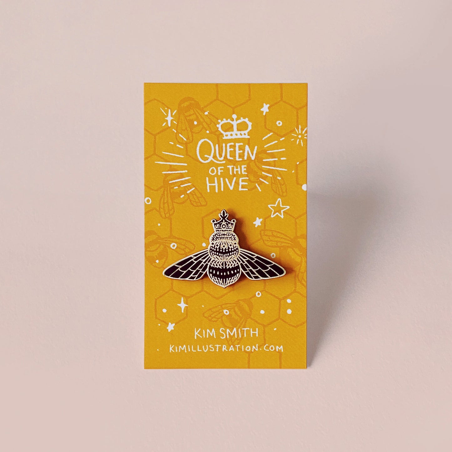 Queen Bee Enamel Pin