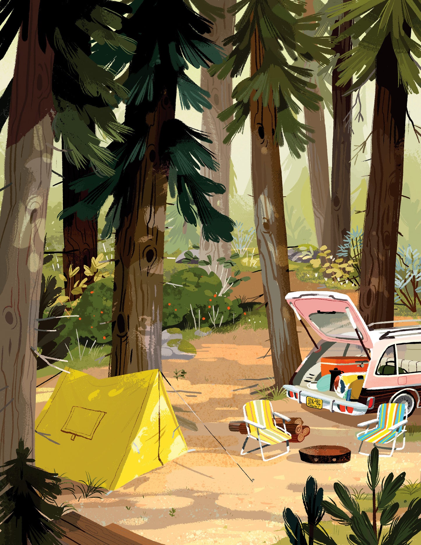 Camping Print