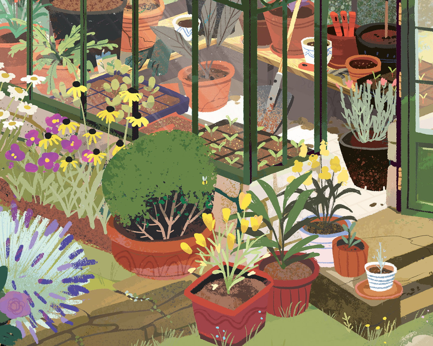 In the Garden Print