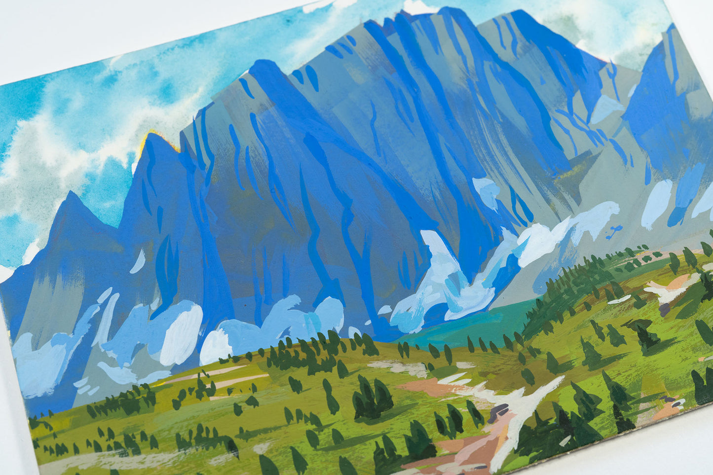 Floe Lake Painting