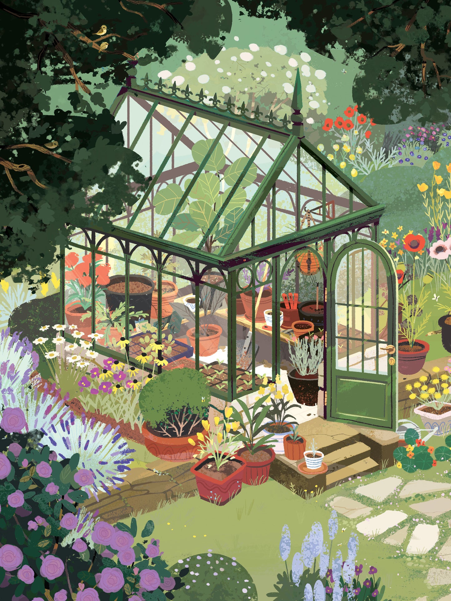 In the Garden Print