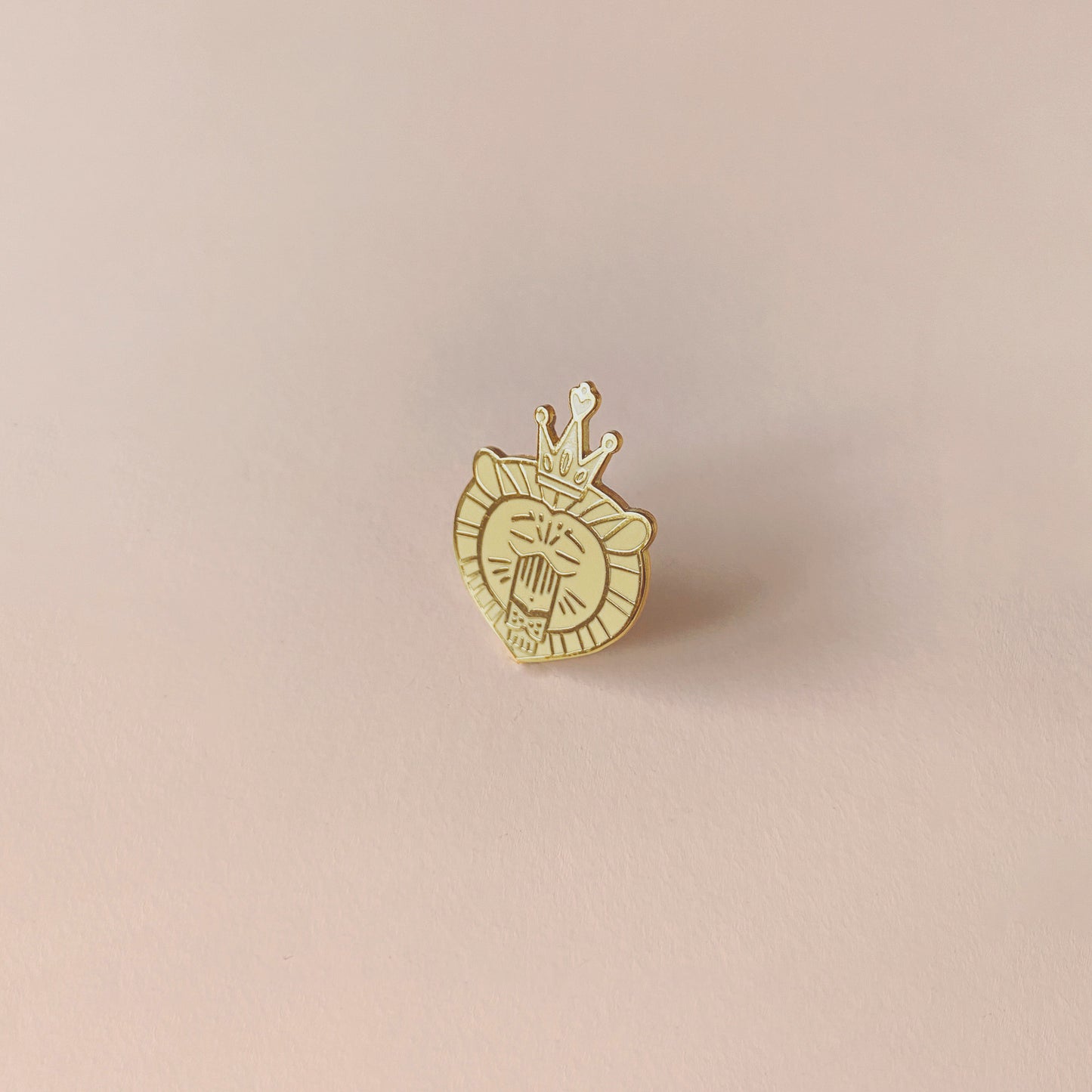 Lion Enamel Pin