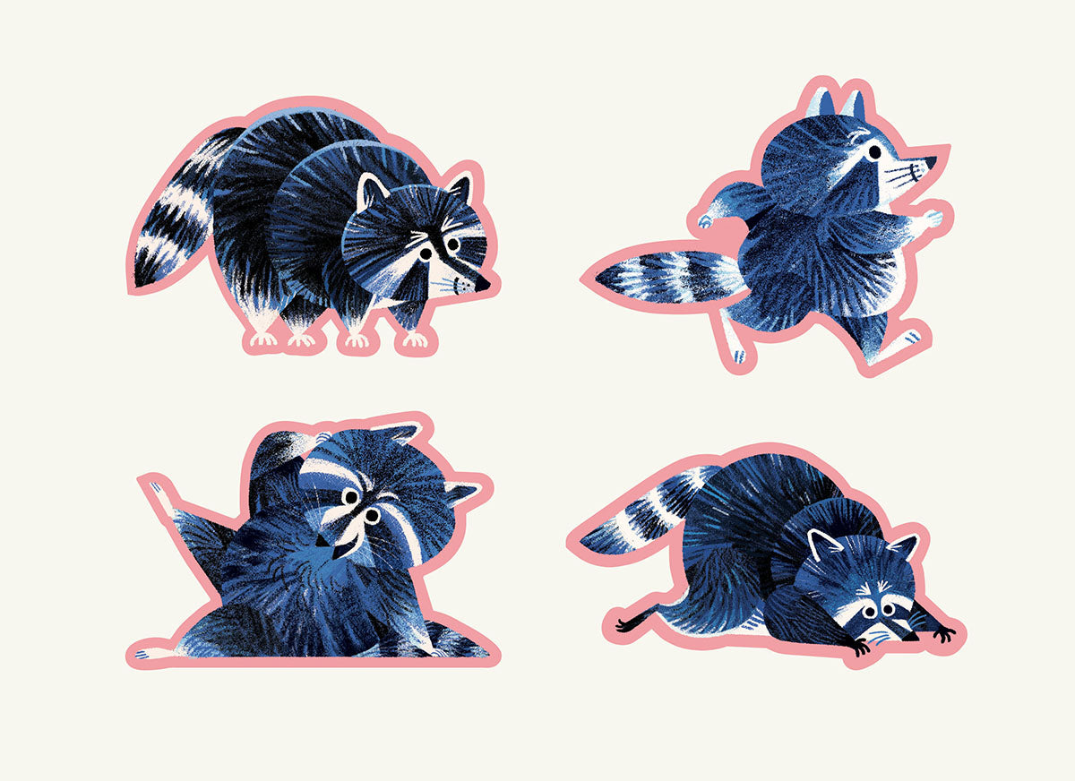 Raccoon Sticker Pack