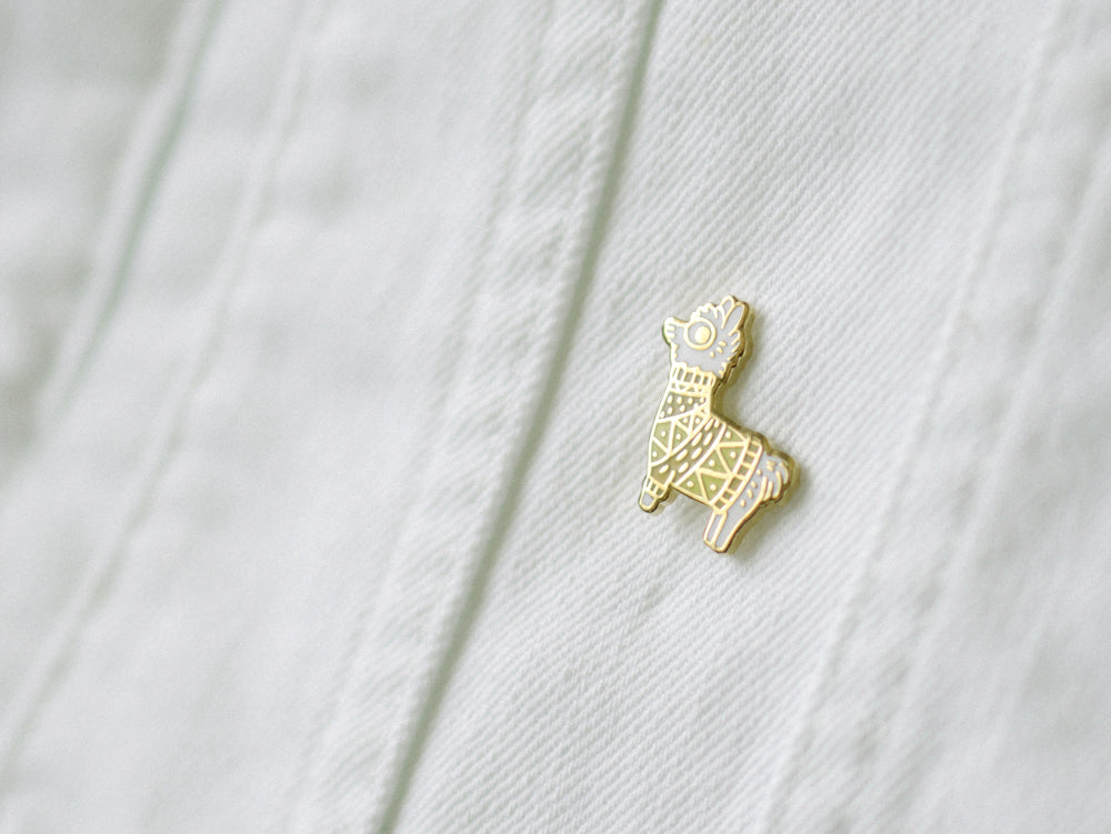 Llama Enamel Pin