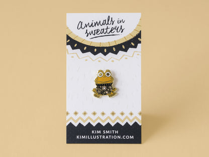 Frog Enamel Pin