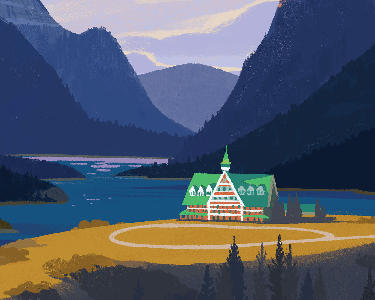 Waterton Print