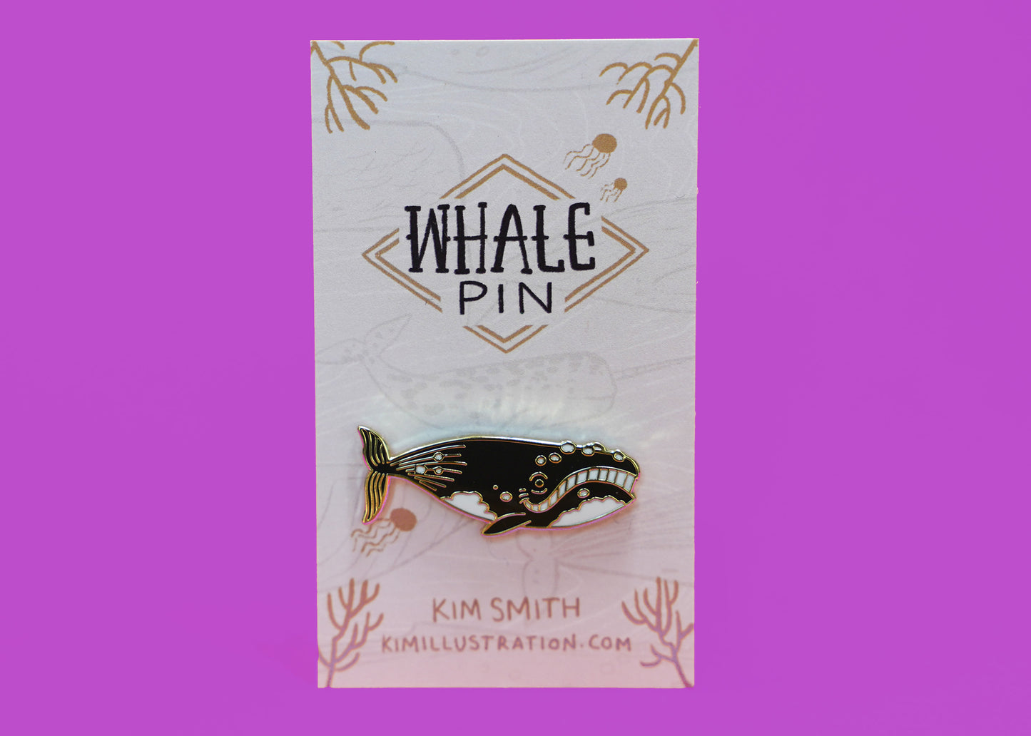 Right Whale Enamel Pin