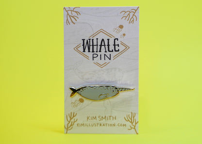 Narwhal Enamel Pin